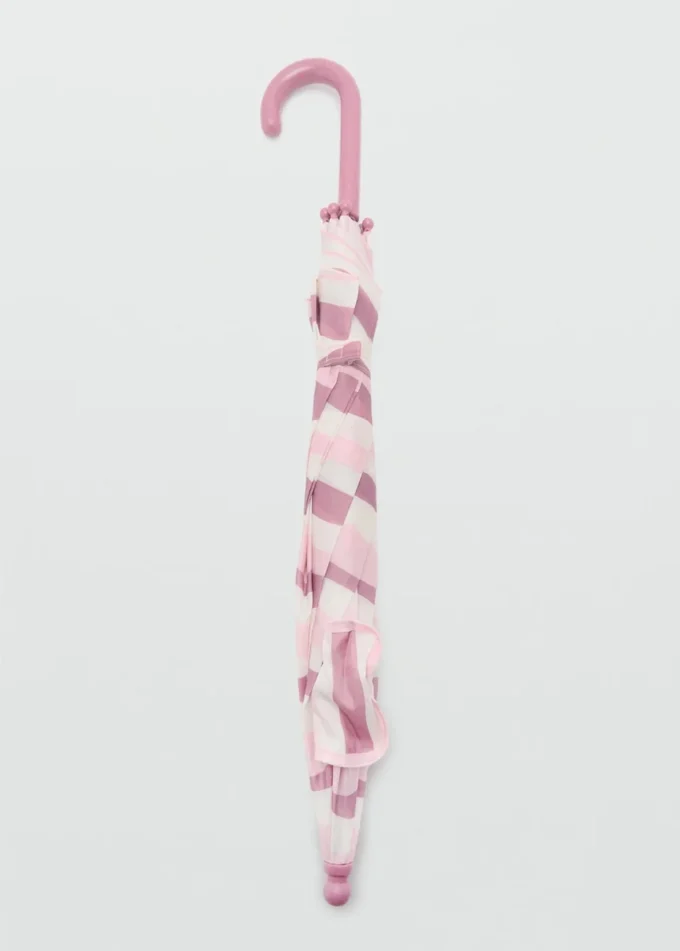 Ombrello a righe con orecchie