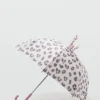 Ombrello con stampa leopardata e orecchie Ombrello con stampa leopardata e orecchie