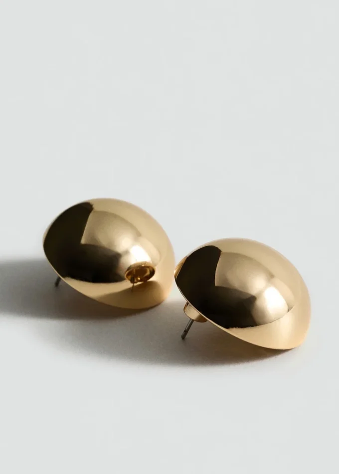 Orecchini rotondi voluminosi Orecchini rotondi voluminosi