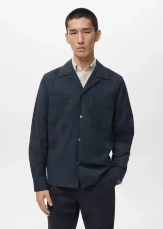 Overshirt dalla vestibilità regolare con tasca