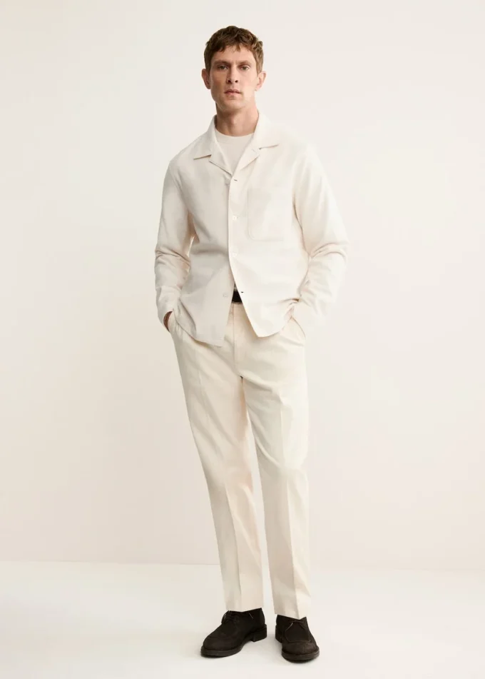 Overshirt in cotone 100% con tasche Overshirt in cotone 100% con tasche