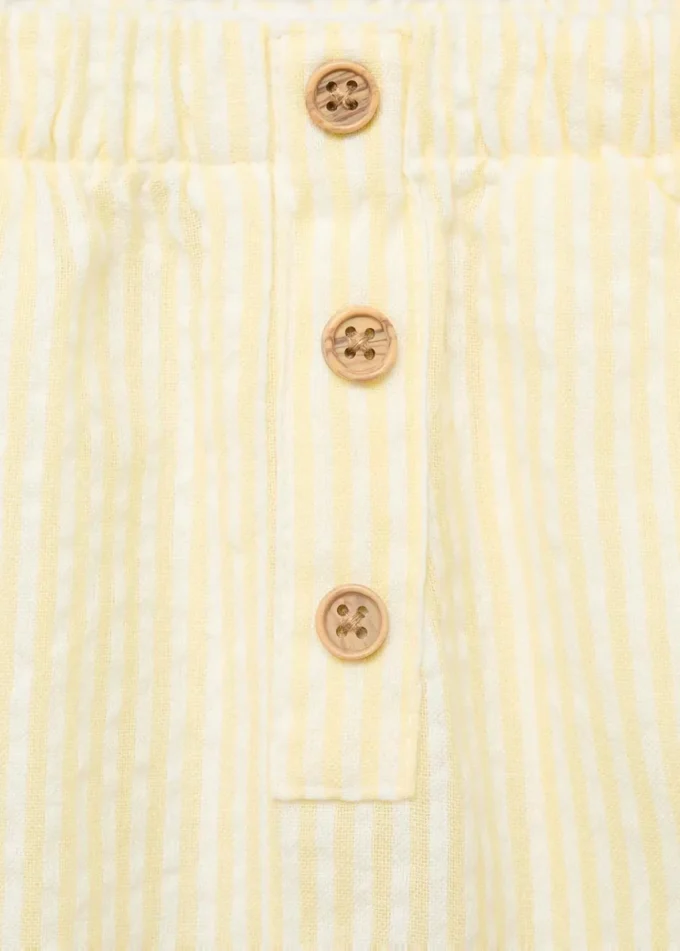 Pantaloncini a righe testurizzati Pantaloncini a righe testurizzati