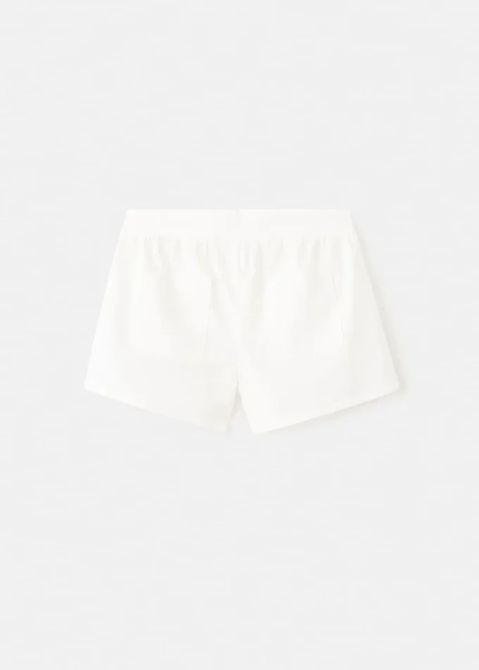 Pantaloncini in cotone tinta unita Pantaloncini in cotone tinta unita