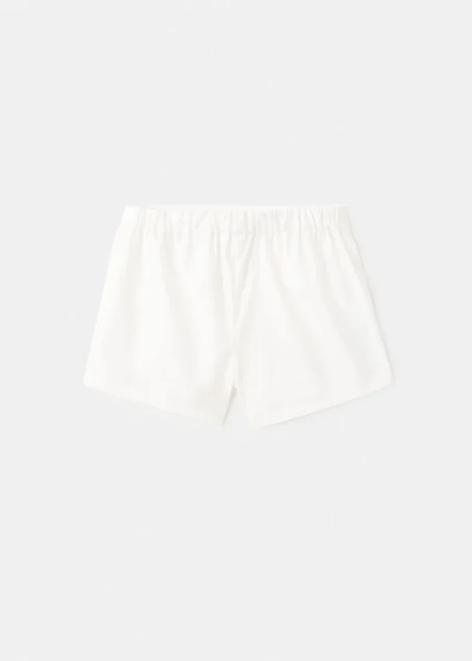 Pantaloncini in cotone tinta unita Pantaloncini in cotone tinta unita