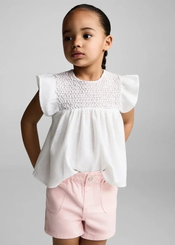 Pantaloncini paperbag in denim Pantaloncini paperbag in denim