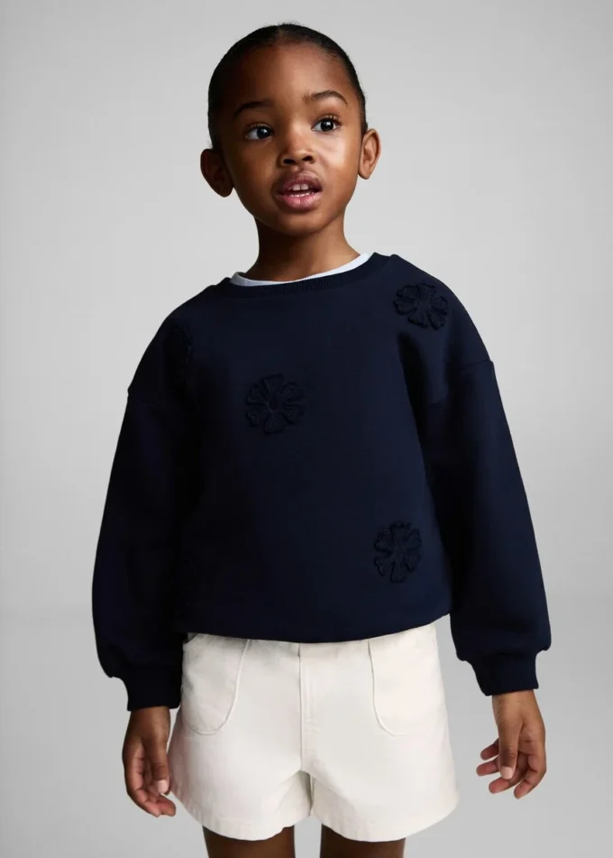 Pantaloncini paperbag in denim