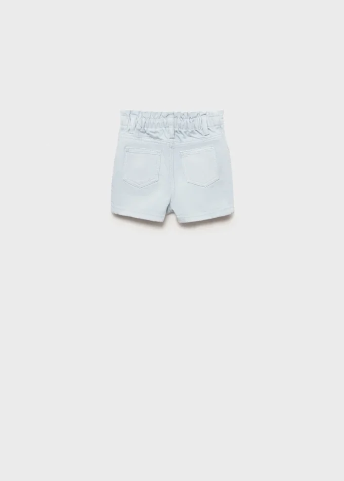 Pantaloncini paperbag in denim Pantaloncini paperbag in denim