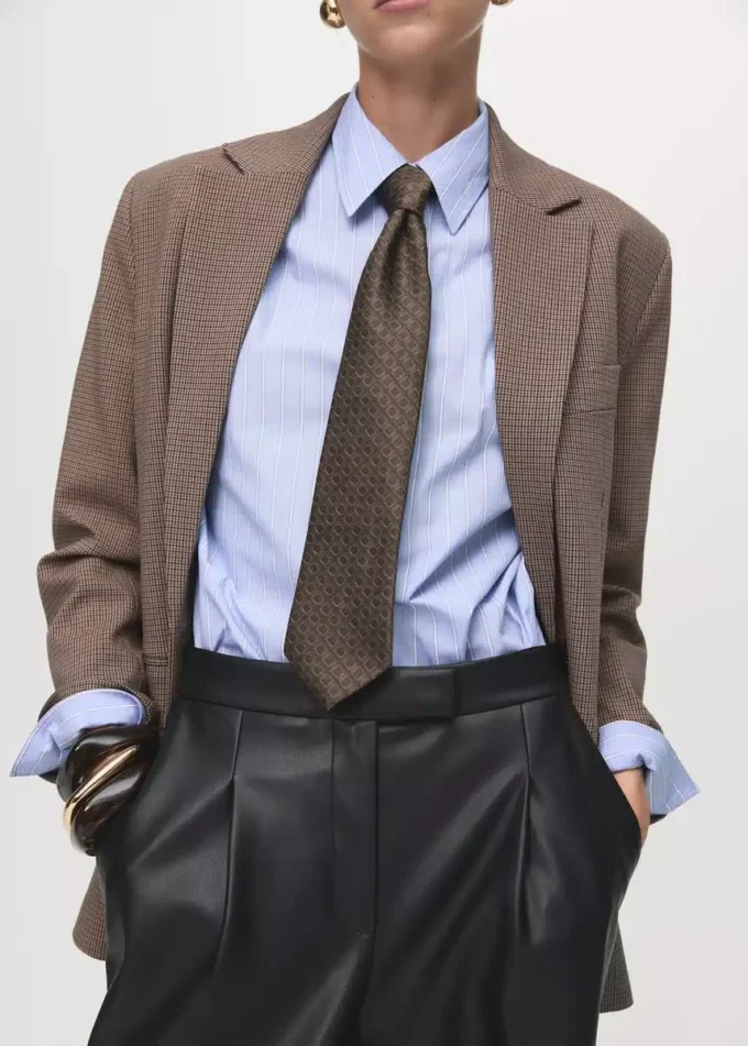 Pantaloni a gamba larga in ecopelle Pantaloni a gamba larga in ecopelle