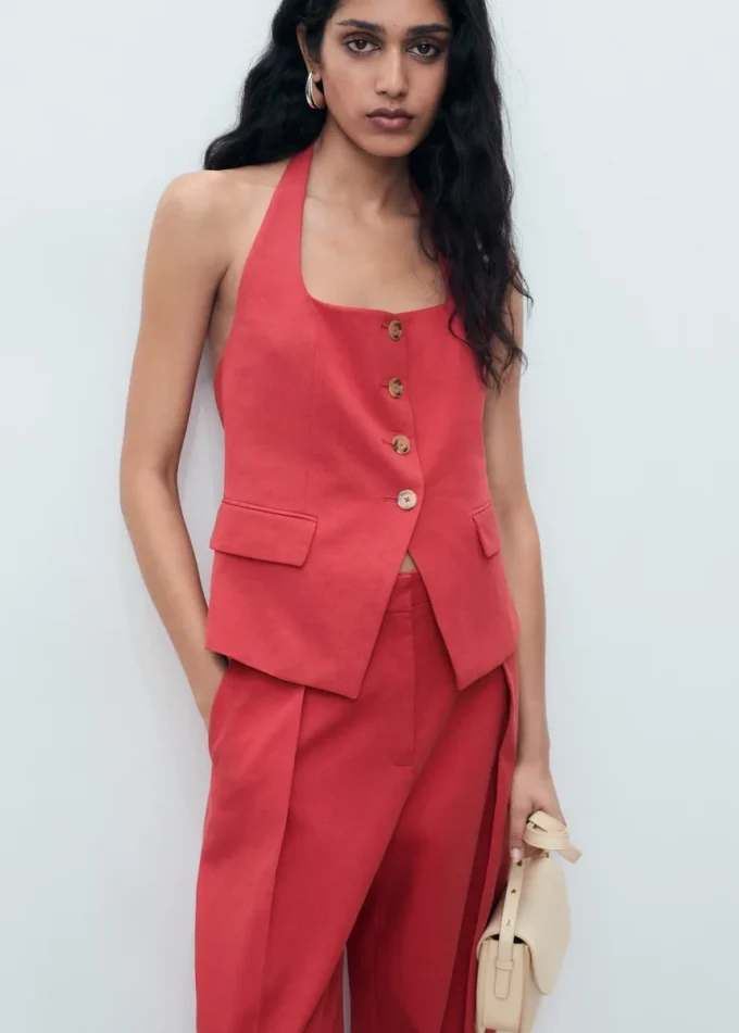 Pantaloni a palloncino in misto lino Pantaloni a palloncino in misto lino