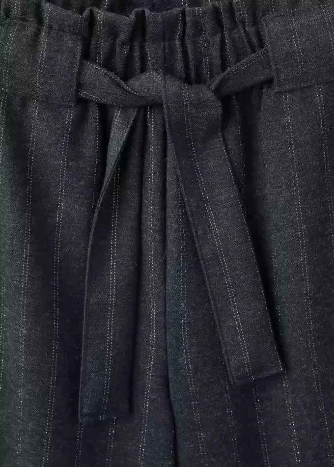 Pantaloni a righe in lurex