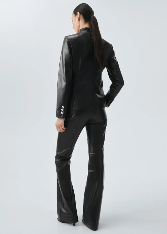 Pantaloni a zampa 100% pelle Pantaloni a zampa 100% pelle