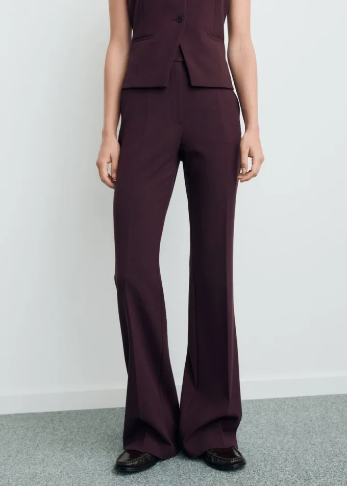 Pantaloni a zampa media Pantaloni a zampa media