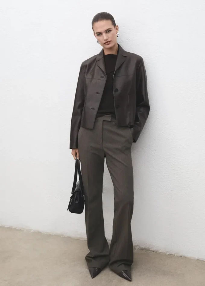 Pantaloni a zampa media Pantaloni a zampa media