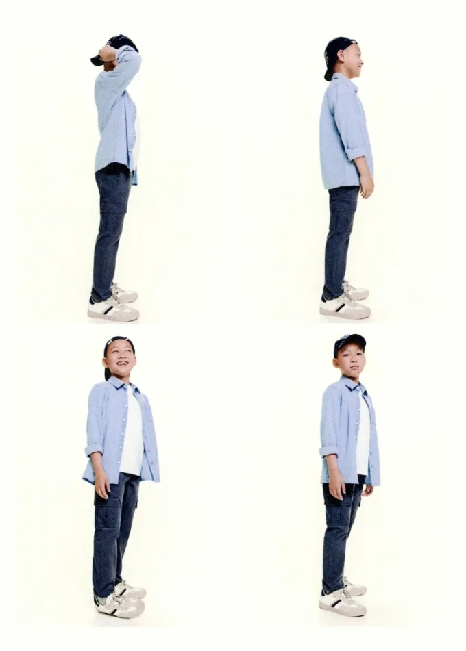 Pantaloni cargo in cotone Pantaloni cargo in cotone