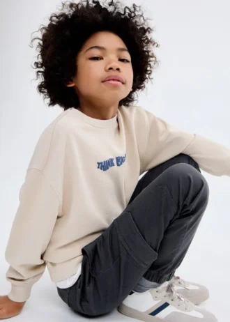 Pantaloni cargo in cotone