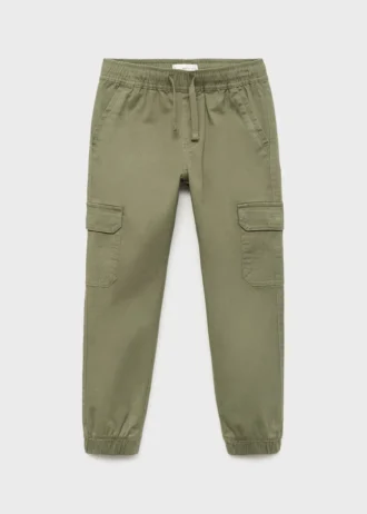 Pantaloni cargo in cotone