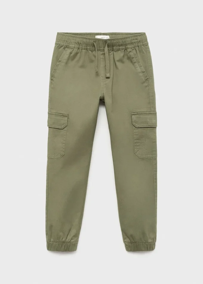 Pantaloni cargo in cotone