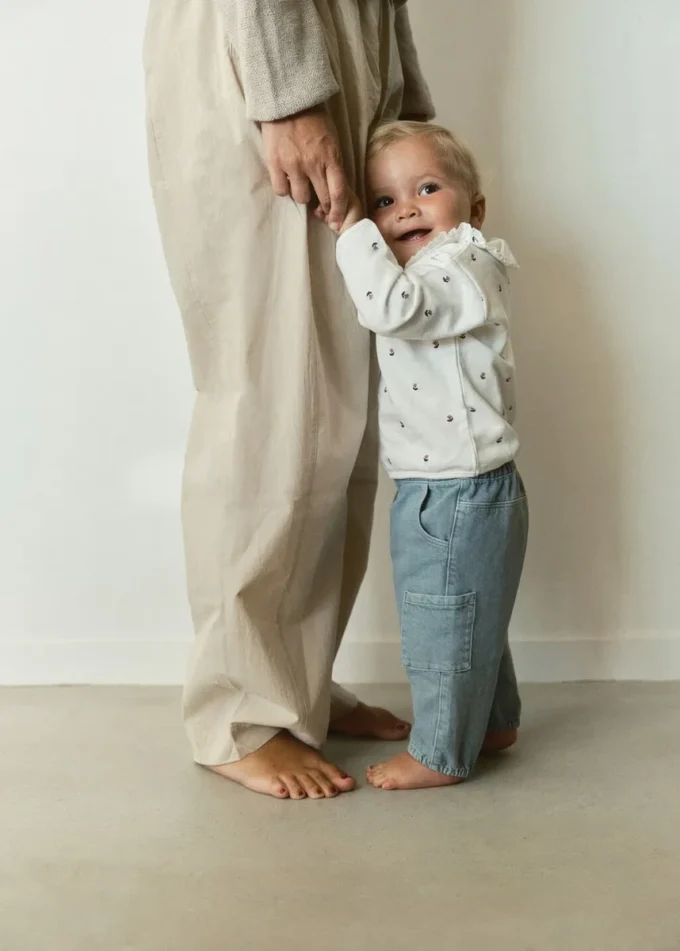 Pantaloni cargo in cotone Pantaloni cargo in cotone