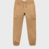 Pantaloni cargo in cotone
