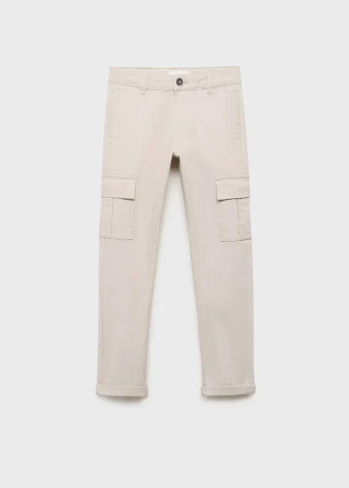 Pantaloni cargo in cotone Pantaloni cargo in cotone