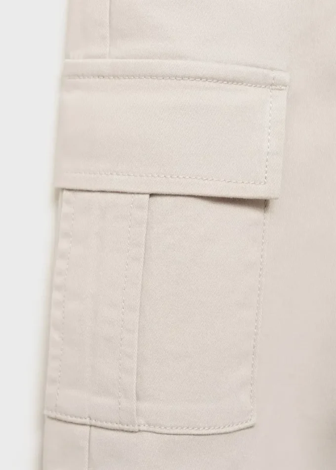 Pantaloni cargo in cotone Pantaloni cargo in cotone