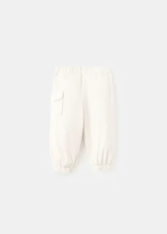 Pantaloni cargo in velluto a coste