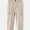 Pantaloni cargo in velluto a coste