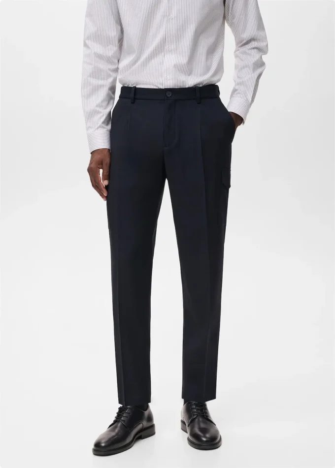 Pantaloni cargo slim fit in Thermolite® Pantaloni cargo slim fit in Thermolite®