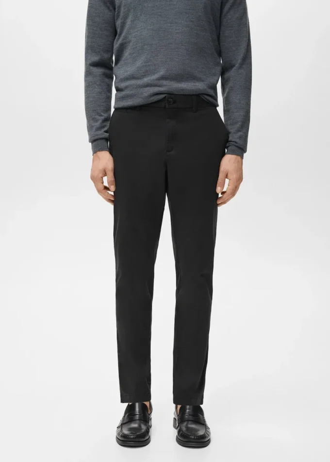 Pantaloni chino cropped affusolati Prato Pantaloni chino cropped affusolati Prato