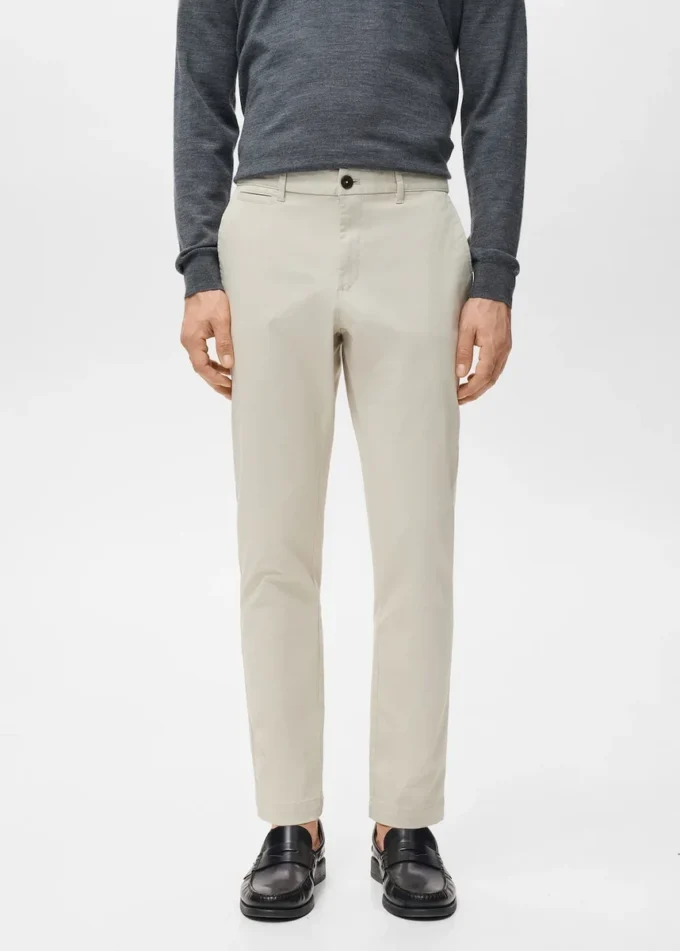 Pantaloni chino cropped affusolati Prato Pantaloni chino cropped affusolati Prato