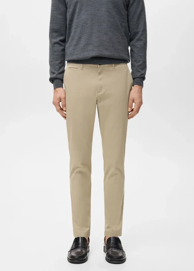 Pantaloni chino cropped affusolati Prato Pantaloni chino cropped affusolati Prato