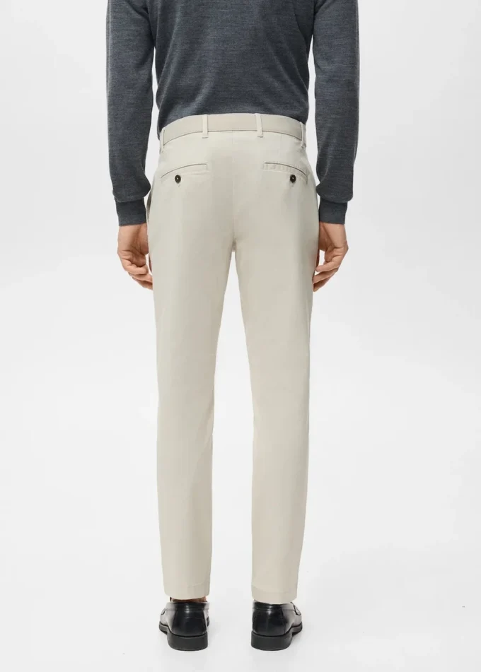 Pantaloni chino cropped affusolati Prato Pantaloni chino cropped affusolati Prato