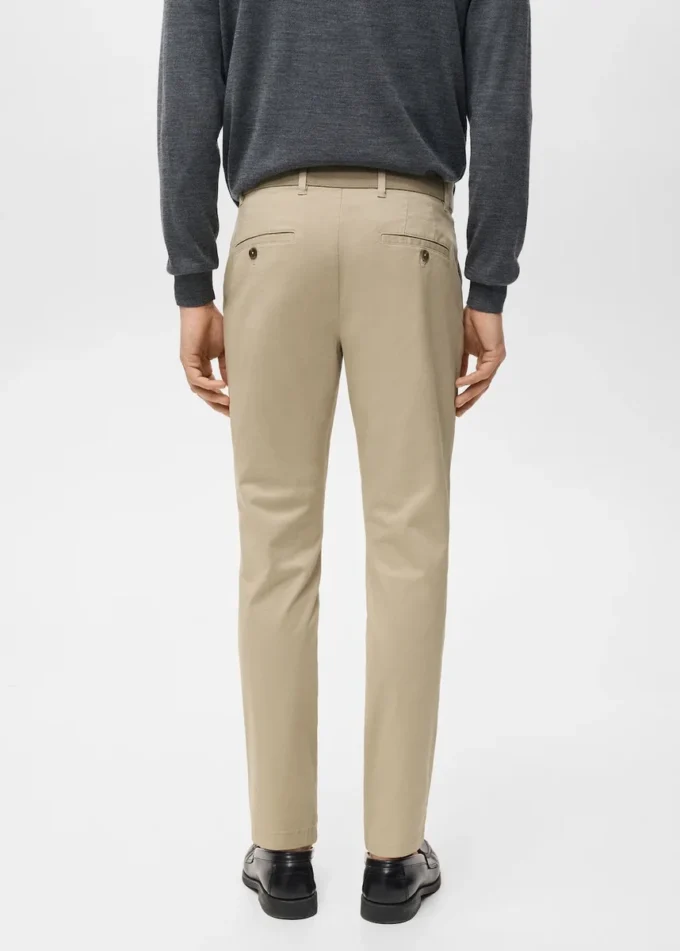 Pantaloni chino cropped affusolati Prato Pantaloni chino cropped affusolati Prato