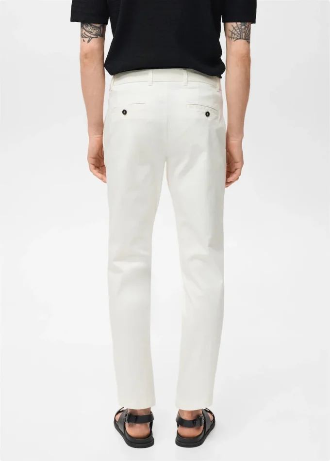 Pantaloni chino cropped affusolati Prato Pantaloni chino cropped affusolati Prato