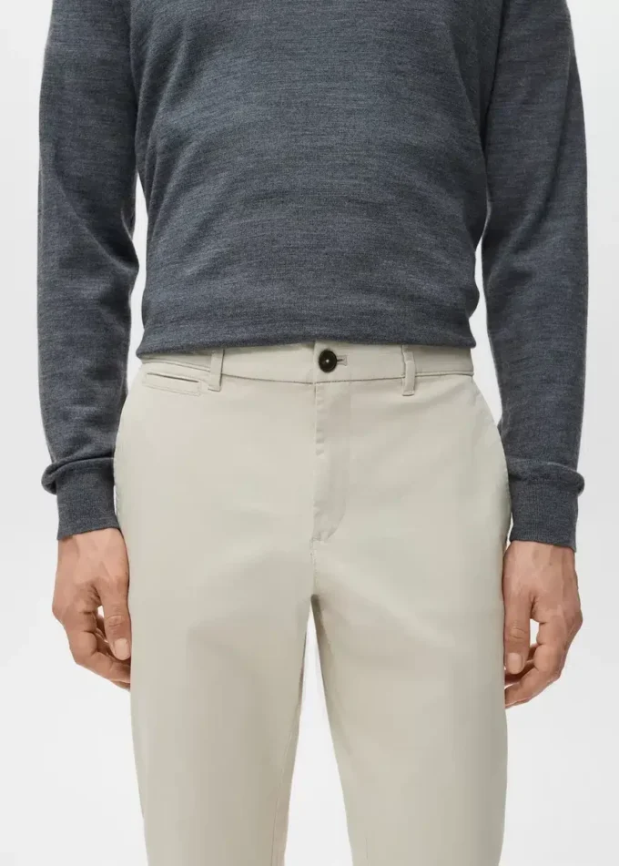 Pantaloni chino cropped affusolati Prato Pantaloni chino cropped affusolati Prato