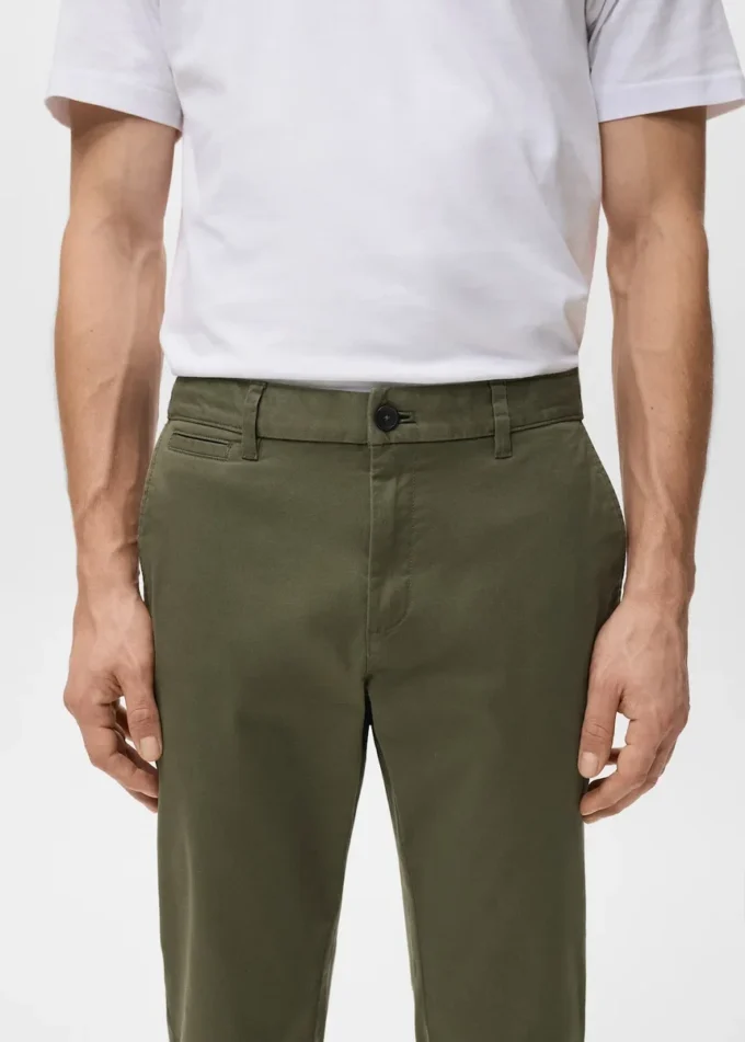 Pantaloni chino cropped affusolati Prato Pantaloni chino cropped affusolati Prato