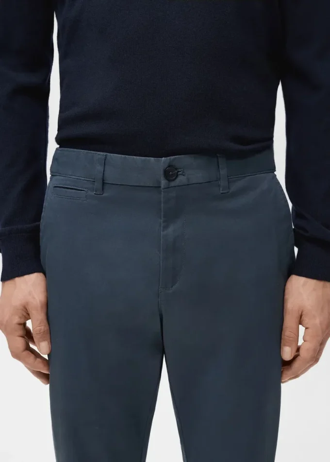 Pantaloni chino cropped affusolati Prato Pantaloni chino cropped affusolati Prato