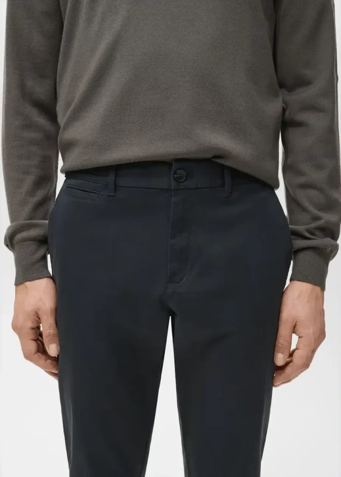 Pantaloni chino cropped affusolati Prato Pantaloni chino cropped affusolati Prato