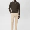 Pantaloni chino slim fit in twill Barna Pantaloni chino slim fit in twill Barna