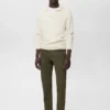 Pantaloni chino slim fit in twill Barna Pantaloni chino slim fit in twill Barna