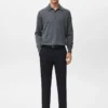 Pantaloni chino slim fit in twill Barna Pantaloni chino slim fit in twill Barna