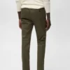 Pantaloni chino slim fit in twill Barna Pantaloni chino slim fit in twill Barna
