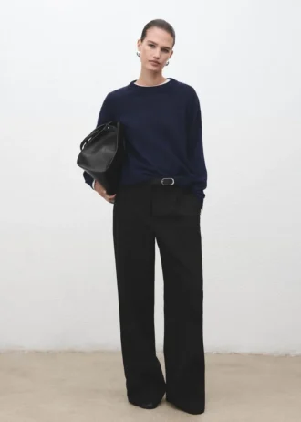 Pantaloni combinati con cintura