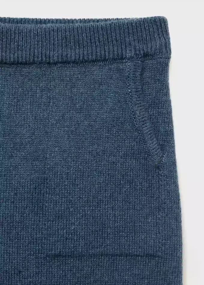 Pantaloni con tasche in maglia Pantaloni con tasche in maglia