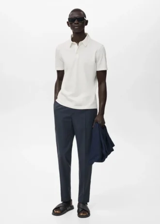 Pantaloni cropped affusolati in cotone