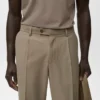Pantaloni cropped affusolati in cotone Pantaloni cropped affusolati in cotone