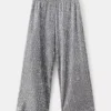 Pantaloni culotte con paillettes Pantaloni culotte con paillettes