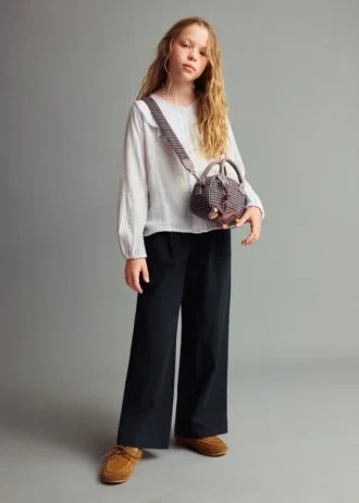 Pantaloni culotte in cotone