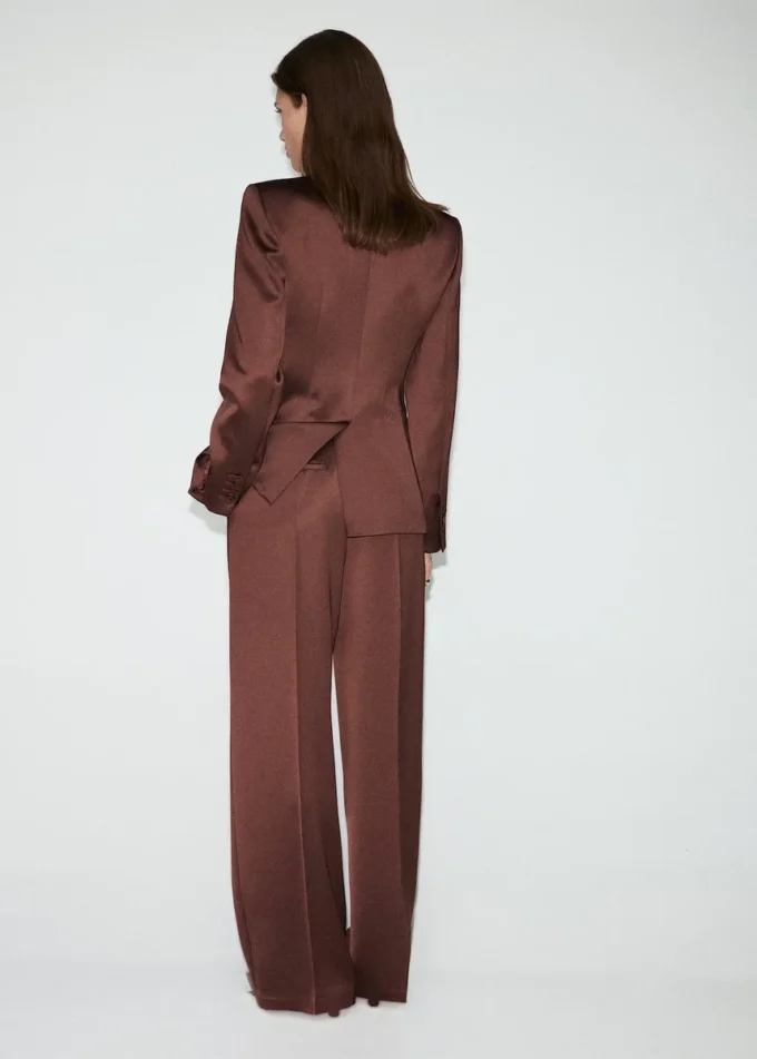 Pantaloni da abito in raso Pantaloni da abito in raso