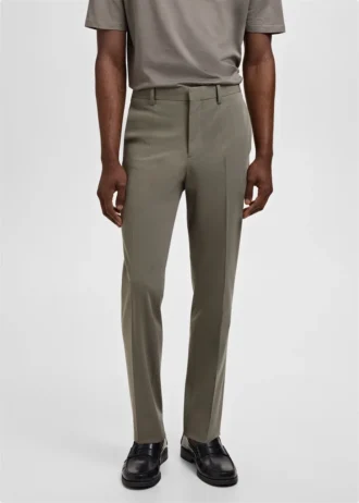 Pantaloni da abito super slim fit in tessuto elasticizzato